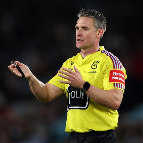 Adam Gee will referee his first NRL grand final.